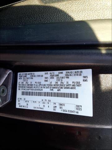 Photo 9 VIN: 1FMCU0F70DUD55525 - FORD ESCAPE 