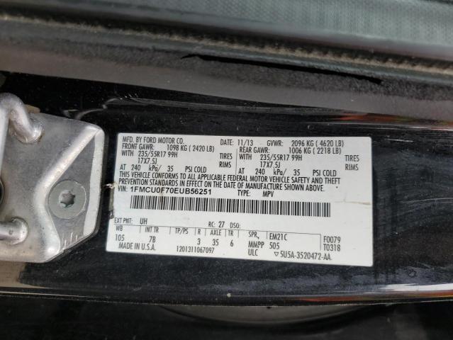 Photo 12 VIN: 1FMCU0F70EUB56251 - FORD ESCAPE 