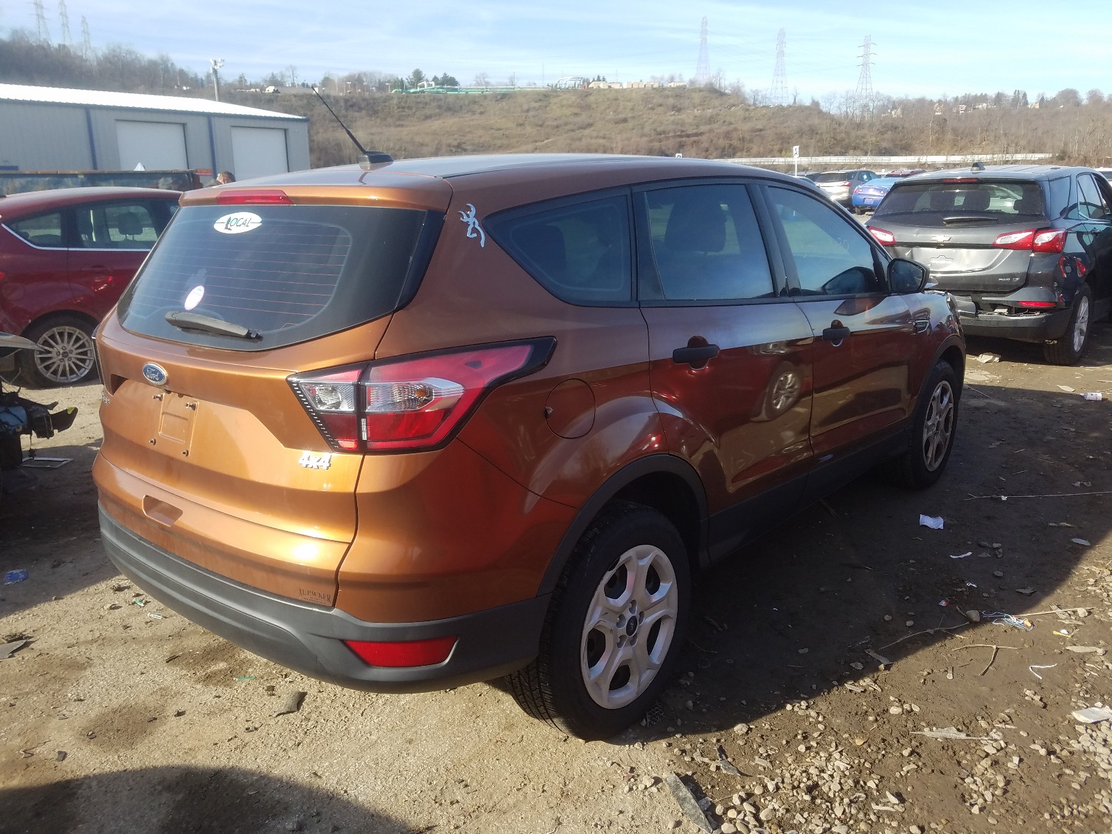 Photo 3 VIN: 1FMCU0F70HUE01831 - FORD ESCAPE S 