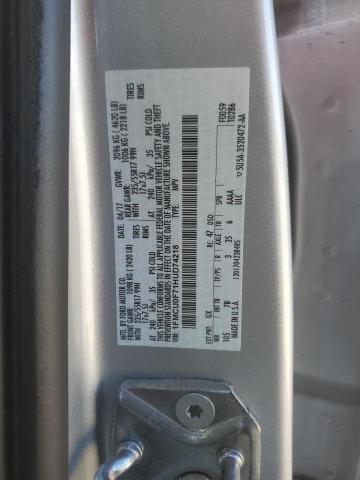 Photo 11 VIN: 1FMCU0F71HUD74218 - FORD ESCAPE 