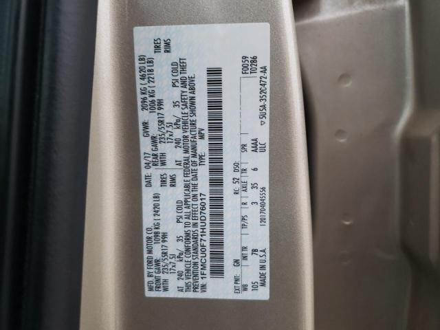 Photo 13 VIN: 1FMCU0F71HUD76017 - FORD ESCAPE 