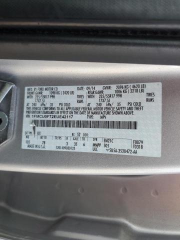 Photo 13 VIN: 1FMCU0F72EUE42117 - FORD ESCAPE S 