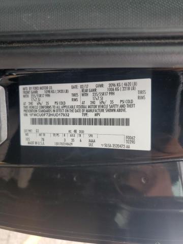 Photo 12 VIN: 1FMCU0F72HUD17932 - FORD ESCAPE S 