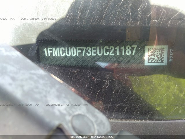 Photo 8 VIN: 1FMCU0F73EUC21187 - FORD ESCAPE 