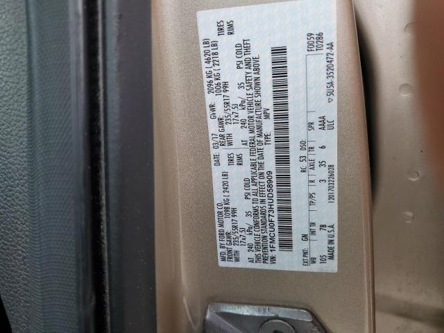 Photo 12 VIN: 1FMCU0F73HUD58909 - FORD ESCAPE 