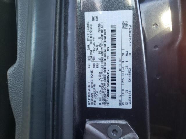 Photo 11 VIN: 1FMCU0F73KUA02810 - FORD ESCAPE S 