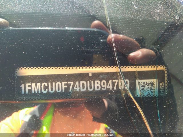 Photo 8 VIN: 1FMCU0F74DUB94709 - FORD ESCAPE 