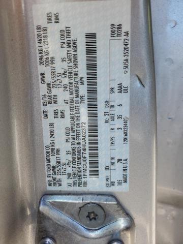 Photo 11 VIN: 1FMCU0F74HUA02372 - FORD ESCAPE 