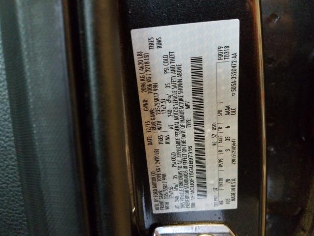 Photo 9 VIN: 1FMCU0F75GUB97316 - FORD ESCAPE S 