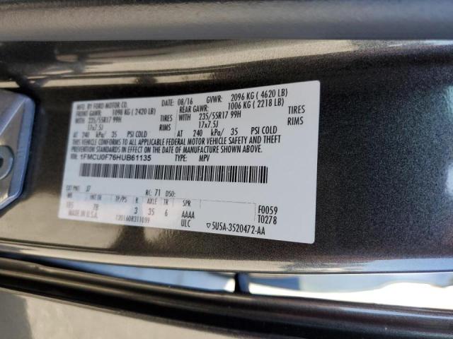 Photo 12 VIN: 1FMCU0F76HUB61135 - FORD ESCAPE S 