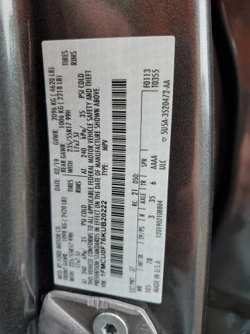 Photo 12 VIN: 1FMCU0F76KUB20222 - FORD ESCAPE S 