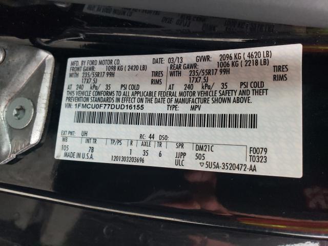 Photo 9 VIN: 1FMCU0F77DUD16155 - FORD ESCAPE S 