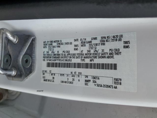 Photo 13 VIN: 1FMCU0F77EUC38252 - FORD ESCAPE 