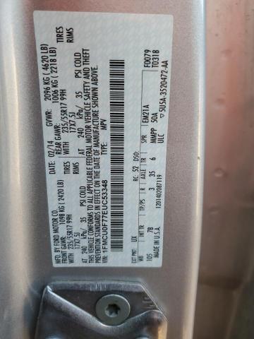 Photo 12 VIN: 1FMCU0F77EUC53348 - FORD ESCAPE S 