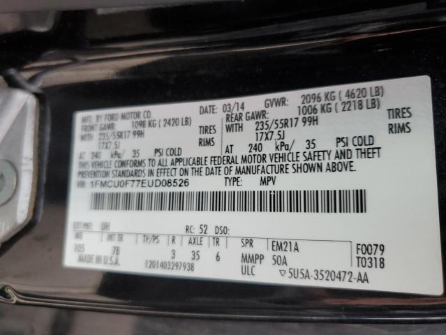 Photo 11 VIN: 1FMCU0F77EUD08526 - FORD ESCAPE 