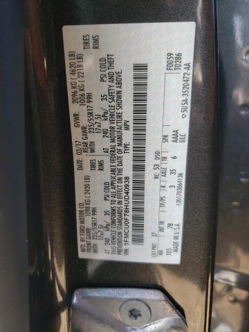 Photo 9 VIN: 1FMCU0F78HUD40938 - FORD ESCAPE S 