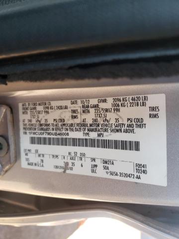 Photo 9 VIN: 1FMCU0F79DUB46008 - FORD ESCAPE S 