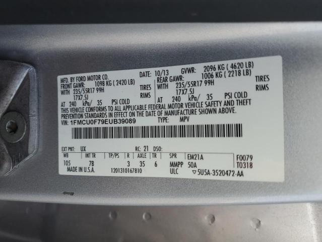 Photo 12 VIN: 1FMCU0F79EUB39089 - FORD ESCAPE S 