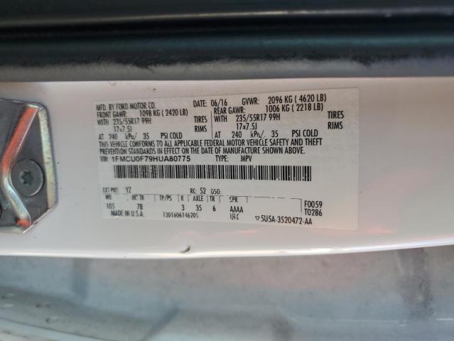 Photo 12 VIN: 1FMCU0F79HUA80775 - FORD ESCAPE S 