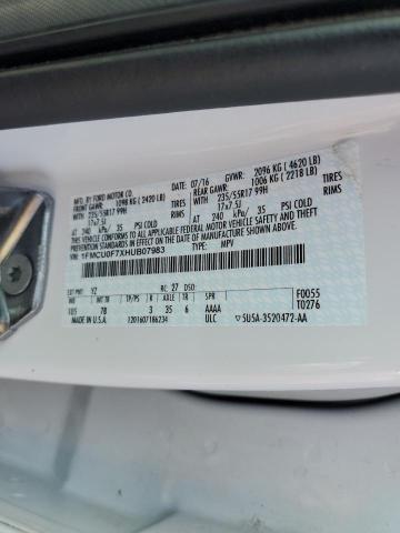 Photo 11 VIN: 1FMCU0F7XHUB07983 - FORD ESCAPE 