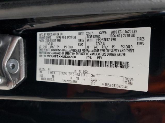 Photo 12 VIN: 1FMCU0F7XHUD56560 - FORD ESCAPE S 