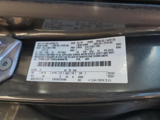 Photo 13 VIN: 1FMCU0F7XKUA90478 - FORD ESCAPE S 