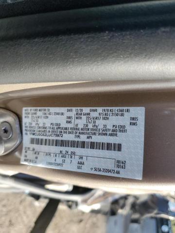 Photo 9 VIN: 1FMCU0G62LUC75972 - FORD ESCAPE SE 