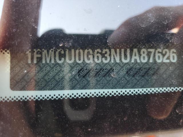 Photo 11 VIN: 1FMCU0G63NUA87626 - FORD ESCAPE SE 