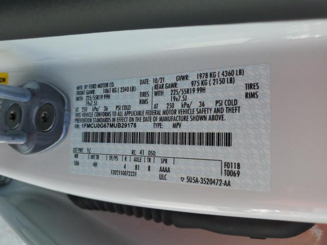 Photo 13 VIN: 1FMCU0G67MUB29178 - FORD ESCAPE 