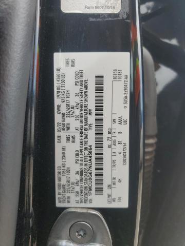 Photo 11 VIN: 1FMCU0G67NUA45864 - FORD ESCAPE SE 