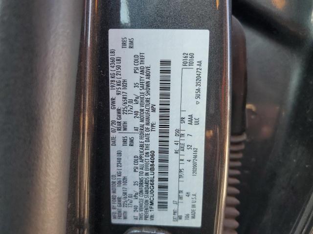 Photo 11 VIN: 1FMCU0G68LUB84060 - FORD ESCAPE SE 