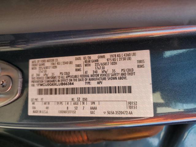 Photo 12 VIN: 1FMCU0G6XLUB66384 - FORD ESCAPE SE 