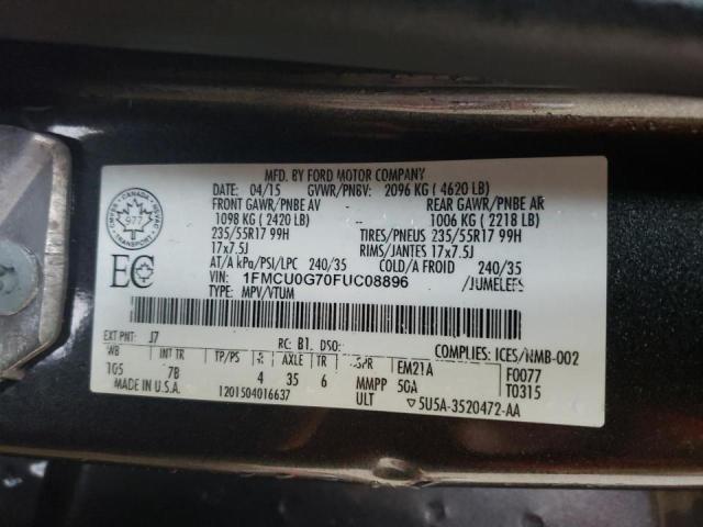 Photo 13 VIN: 1FMCU0G70FUC08896 - FORD ESCAPE SE 