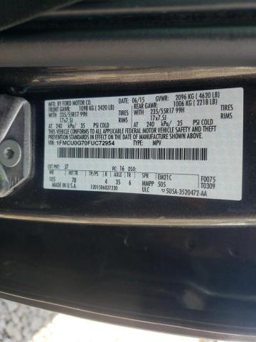 Photo 9 VIN: 1FMCU0G70FUC72954 - FORD ESCAPE SE 