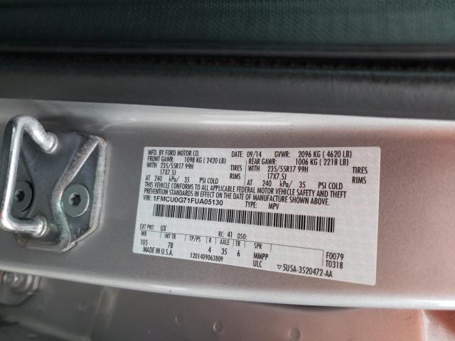 Photo 9 VIN: 1FMCU0G71FUA05130 - FORD ESCAPE SE 