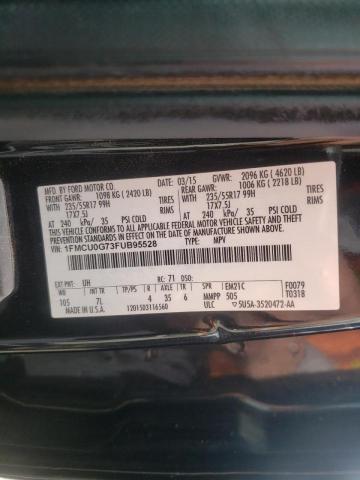 Photo 9 VIN: 1FMCU0G73FUB95528 - FORD ESCAPE SE 