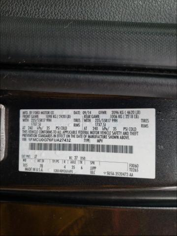 Photo 9 VIN: 1FMCU0G76FUA27432 - FORD ESCAPE SE 