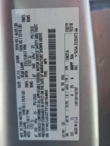 Photo 13 VIN: 1FMCU0G77FUB16460 - FORD ESCAPE SE 