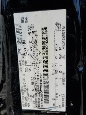 Photo 12 VIN: 1FMCU0G77GUB06769 - FORD ESCAPE SE 