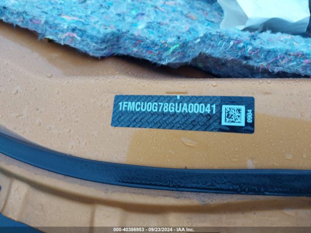 Photo 8 VIN: 1FMCU0G78GUA00041 - FORD ESCAPE 