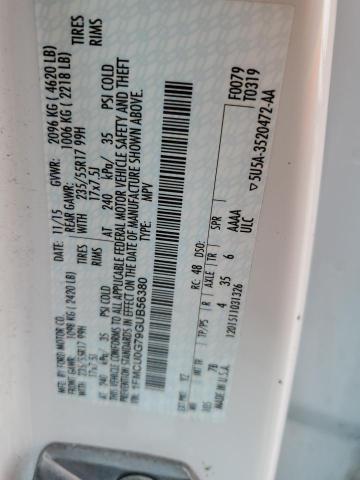 Photo 12 VIN: 1FMCU0G79GUB56380 - FORD ESCAPE SE 