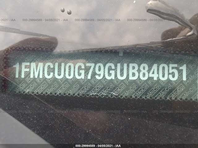 Photo 8 VIN: 1FMCU0G79GUB84051 - FORD ESCAPE 