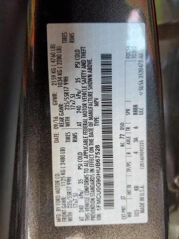 Photo 12 VIN: 1FMCU0G90HUB67528 - FORD ESCAPE 