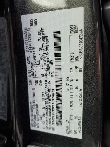 Photo 12 VIN: 1FMCU0G92FUB70511 - FORD ESCAPE SE 