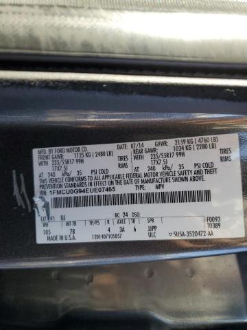 Photo 12 VIN: 1FMCU0G94EUE07465 - FORD ESCAPE SE 