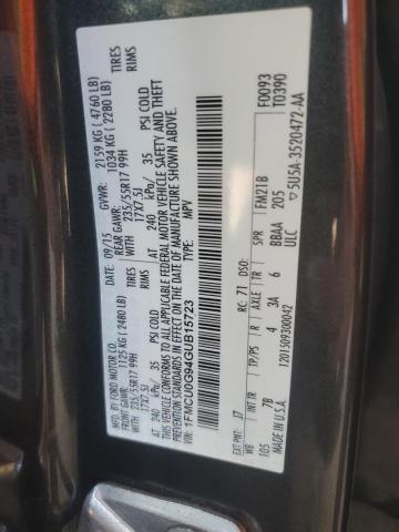 Photo 13 VIN: 1FMCU0G94GUB15723 - FORD ESCAPE SE 