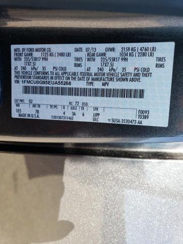 Photo 12 VIN: 1FMCU0G95EUA55268 - FORD ESCAPE 