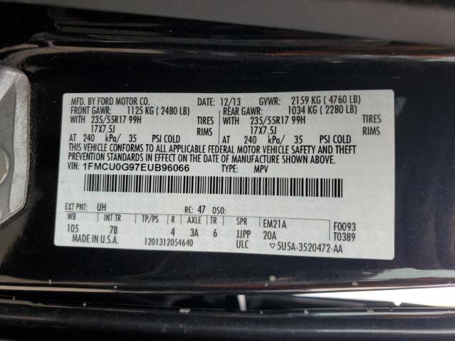 Photo 12 VIN: 1FMCU0G97EUB96066 - FORD ESCAPE SE 