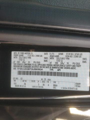 Photo 9 VIN: 1FMCU0G97GUB65824 - FORD ESCAPE SE 