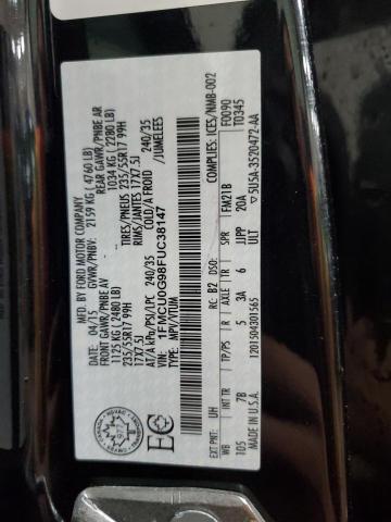 Photo 11 VIN: 1FMCU0G98FUC38147 - FORD ESCAPE SE 